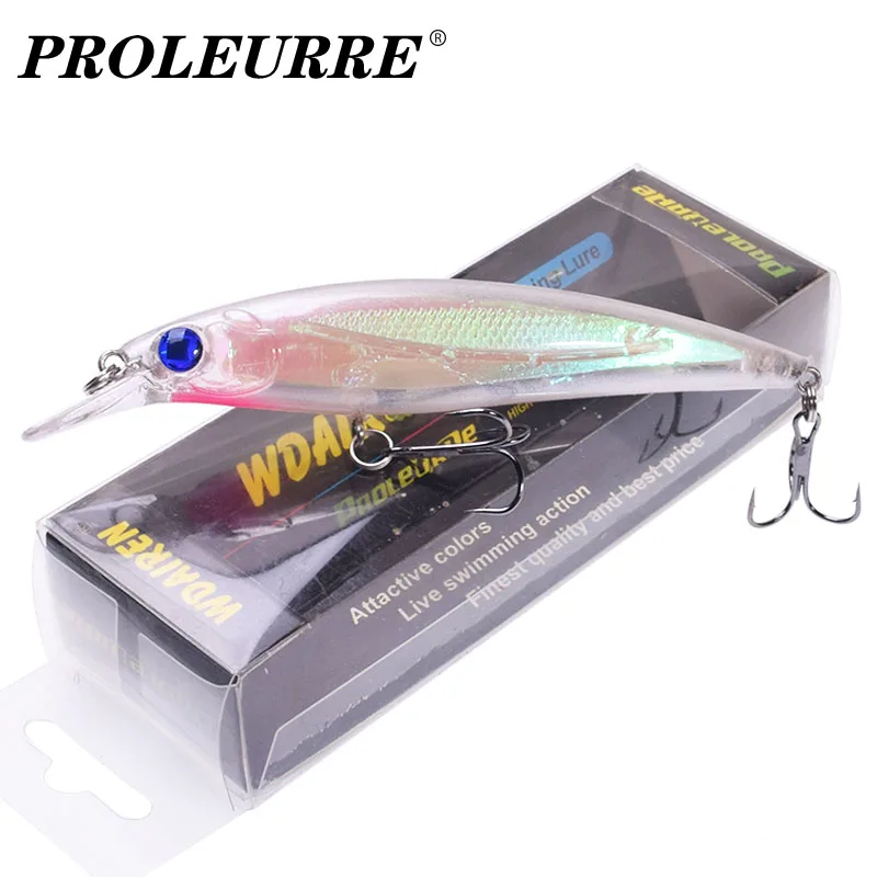 Señuelo Minnow Proleurre – Cebo artificial wobbler para bass y pike - imagen 3