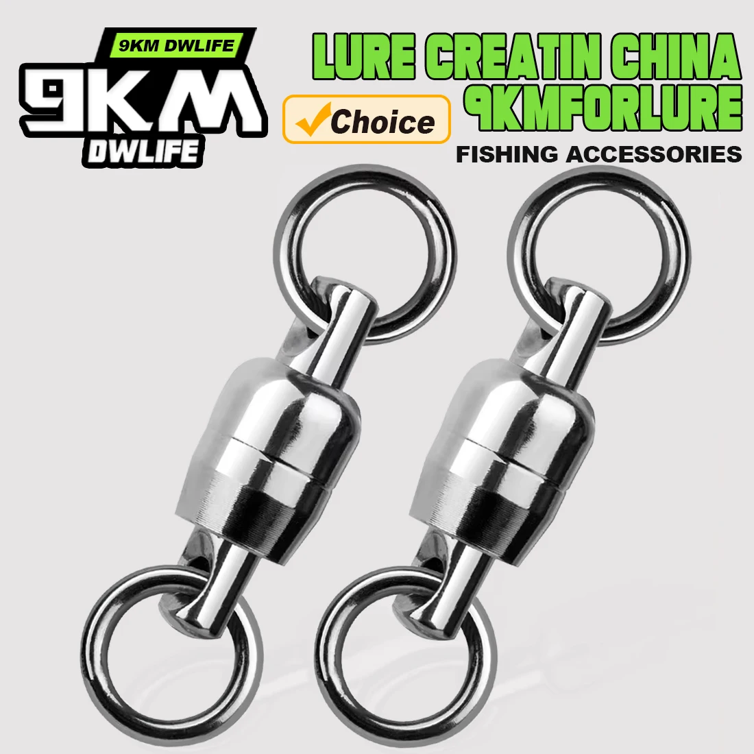 Rodamiento Giratorio 9KM Acero Inoxidable para Trolling Marino