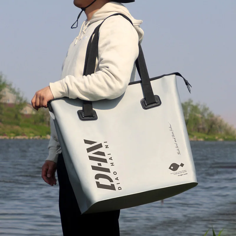 Bolsa de pesca multifuncional EVA, bolsa de protección para peces vivos, portátil, plegable, impermeable, xa182wd - imagen 5