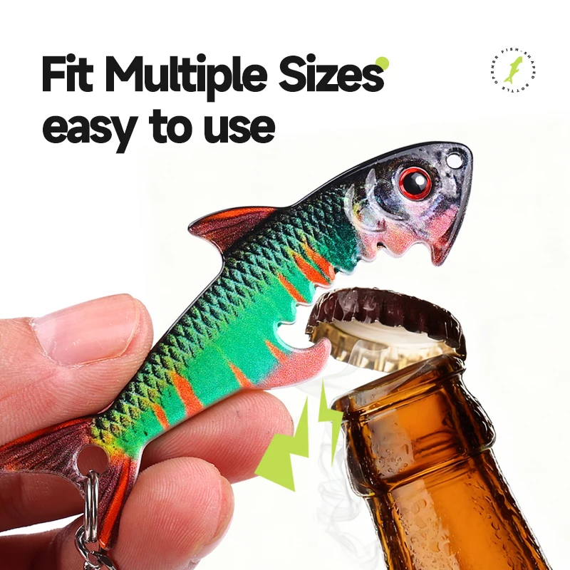 Señuelo de pesca con abridor de hierro tipo B, resistente multifuncional - imagen 2