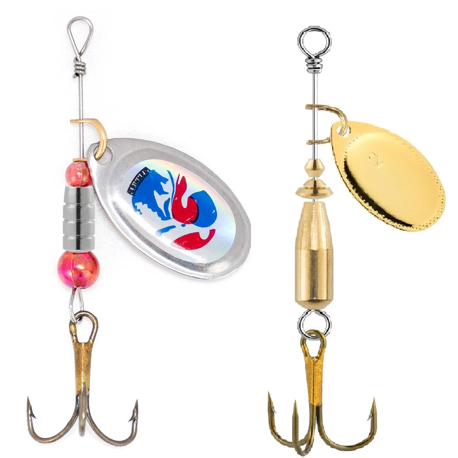 Anzuelo triple de 30/60 piezas para pesca en agua salada, anzuelo afilado de acero de alto carbono, Spinner de alta resistencia, cebo duro para pesca en el mar, lubina, #4-#12 - imagen 3