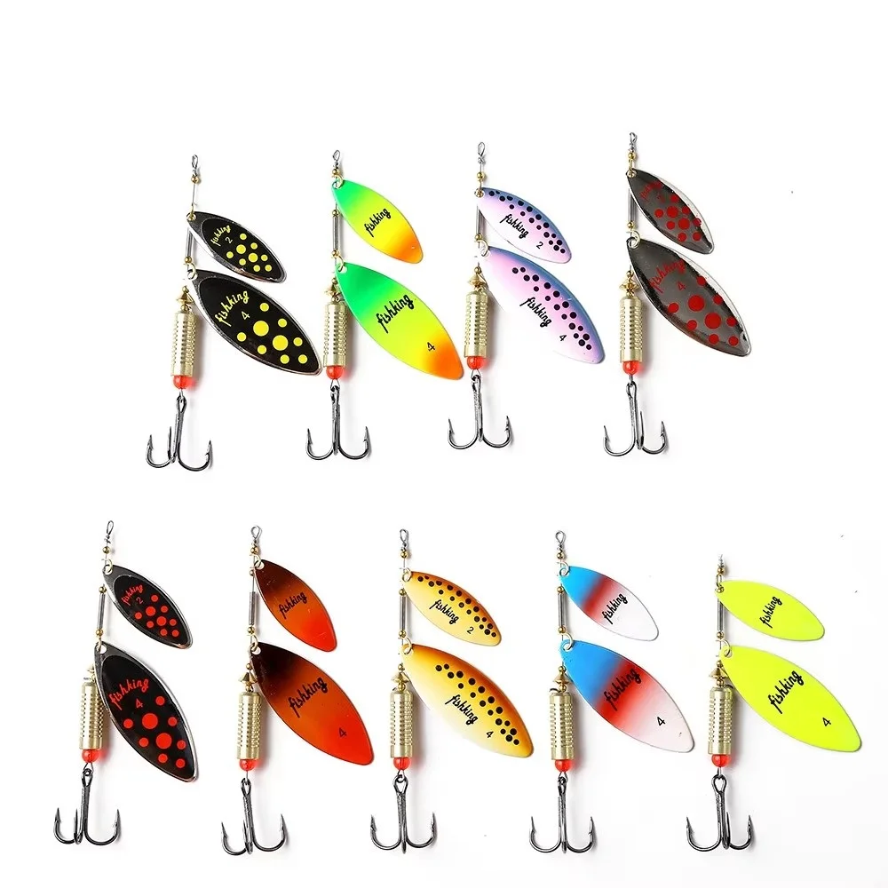 20g Long Cast Fishing Lure Spinner Bait Metal Double Spoon Lures Hard Artificial Bait With Treble Hook Pike Bass - imagen 2