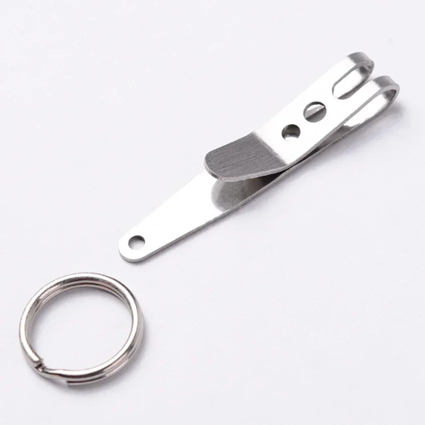 Mini colgador de Clip de suspensión de bolsillo Edc Gear para acampar, llavero, llavero, mosquetón, herramientas al aire libre, accesorios, 1/5 piezas - imagen 4