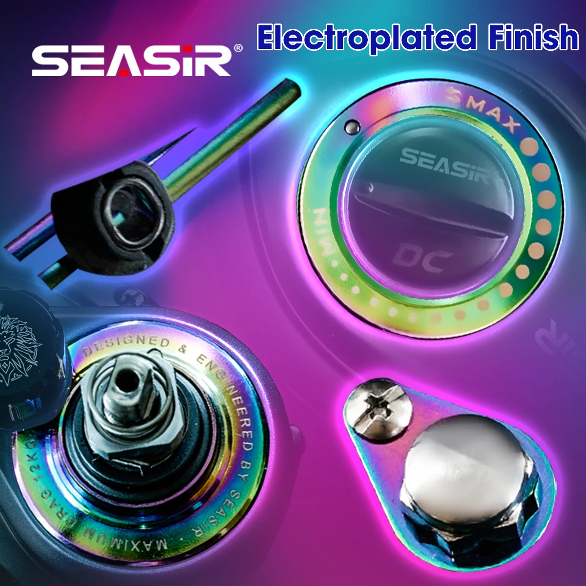 Seasir Rexcast DC Carrete Baitcasting Long Cast Control Digital 3 Modos - imagen 5