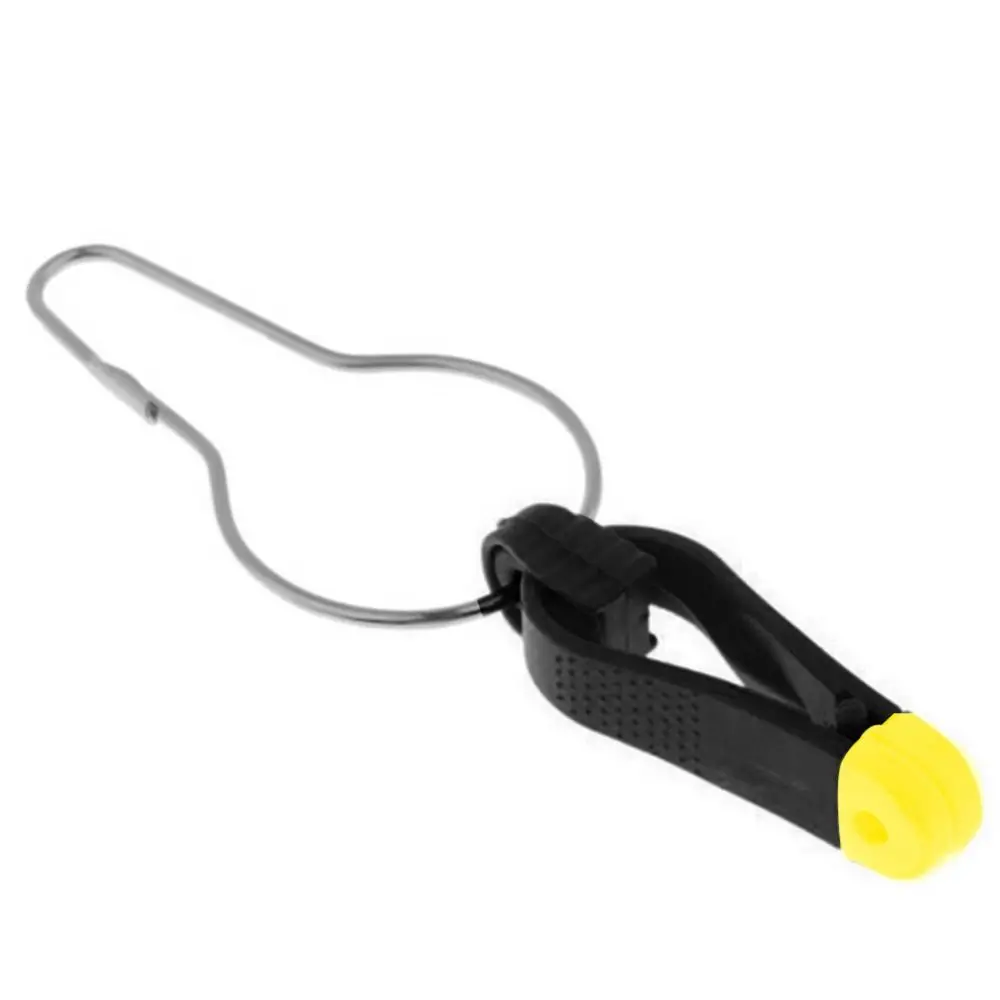 Clip de liberación de agarre de potencia ABS duradero, Mini y grande abrazadera a presión negra y amarilla, abrazadera para sedal, pesca en barco - imagen 4