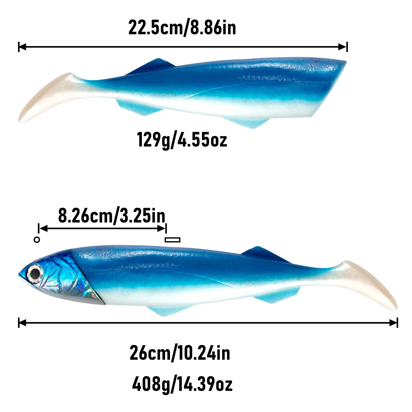 Mejore su experiencia de pesca con nuestros diseños de cebo duraderos y realistas