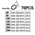 70PCS Size(6-25)