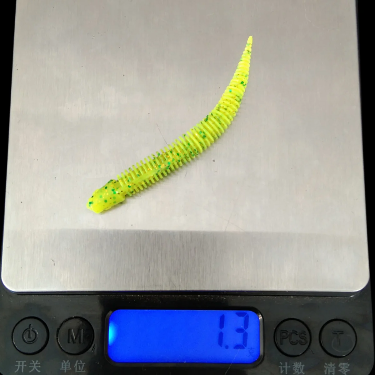 Swolfy 90 Uds 6 colores 7cm/1,3g nuevo cebo señuelo suave gusano de goma Artificial cola recta Pesca cebo de Pesca de lubina - imagen 3