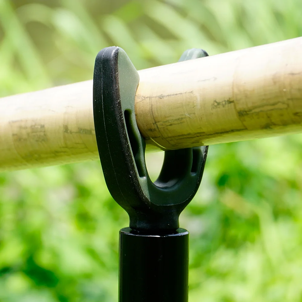 Hirisi 4 piezas de caña de pescar de carpa, cabezal de descanso para palos de banco de pesca, barra de zumbido, accesorios de pesca AC147 - imagen 2