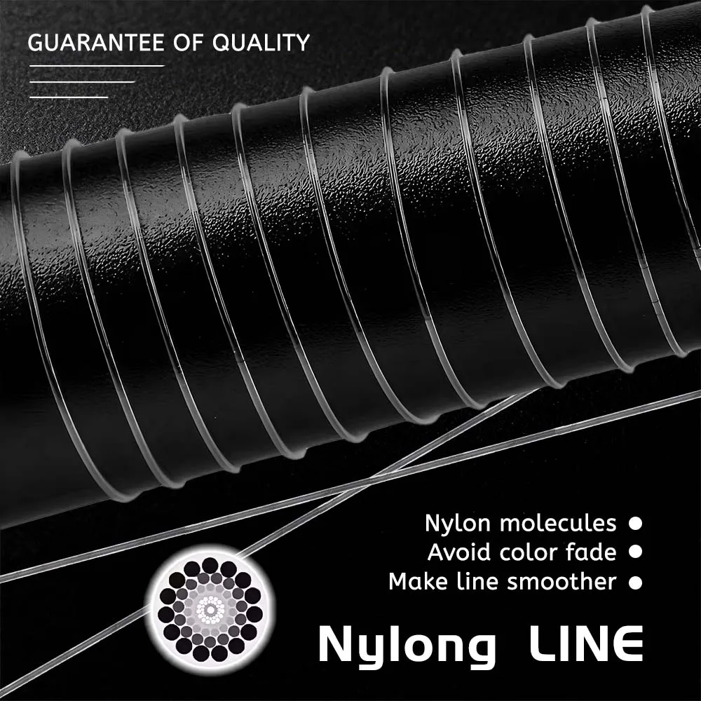 pesca pesca accesorios accesorios de pesca hilo trenzado pesca hilo pesca fluTHORNSLINE 1000m accesorios de sedal novedades kit de pesca de cola de pelo redecilla MONOFILAMENT para productos de sedal de pesca de nailon - imagen 4