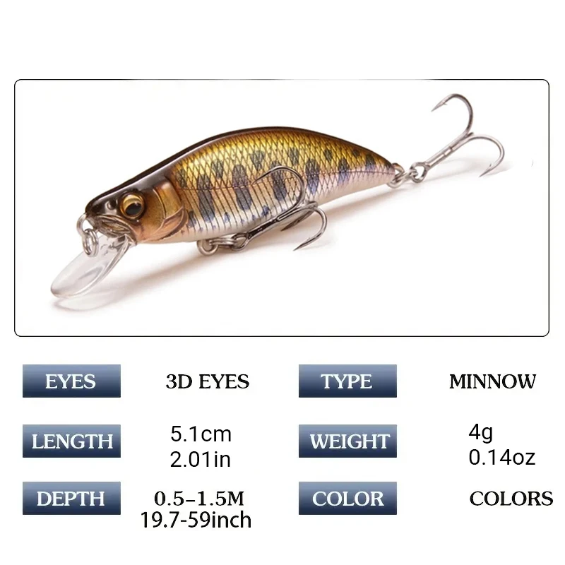 Jerkbait minnow hundimiento para lucio y lubina - imagen 5