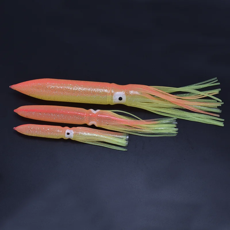 Señuelo de calamar luminoso – Cebo artificial de goma para pesca en mar - imagen 4
