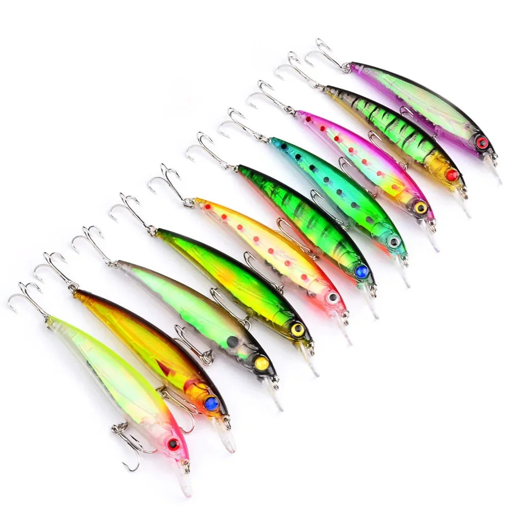 Señuelo Minnow flotante 11cm – Cebo duro tipo Crankbait para lubina - imagen 2