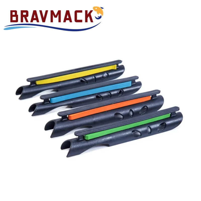 10 unids/lote, varilla protectora de Color aleatorio, tabla de bobinado, cuerda rápida, práctica tabla de bobinado, clip de línea, placa de bobinado, equipo de pesca - imagen 5