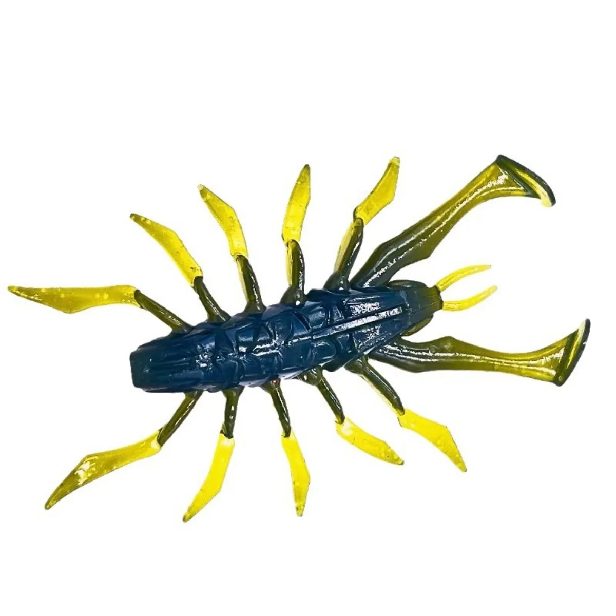 8 Uds 2,8g Luya Polypod cebo blando, camarones flotantes araña de agua insecto suave, Texas sin plomo, pesca verter, cebo de lubina - imagen 5