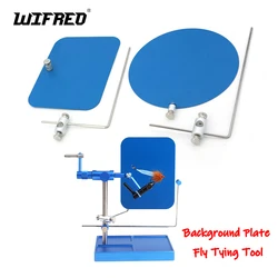 1 Juego de placa de fondo para atar moscas, herramienta de tornillo de banco para atar moscas, piezas de repuesto ligeras universales, tablero de fondo para atar moscas, herramienta para atar moscas