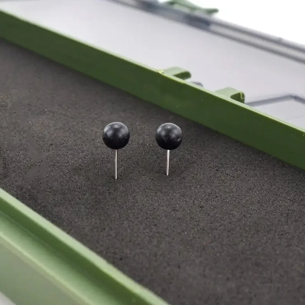 Caja de aparejos de pesca de carpa JSFUN, tablero de aparejo de pelo rígido con pines, caja de aparejo de pesca de carpa, caja de almacenamiento de aparejo de billetera - imagen 5