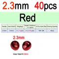 2.3mm Red 40pc