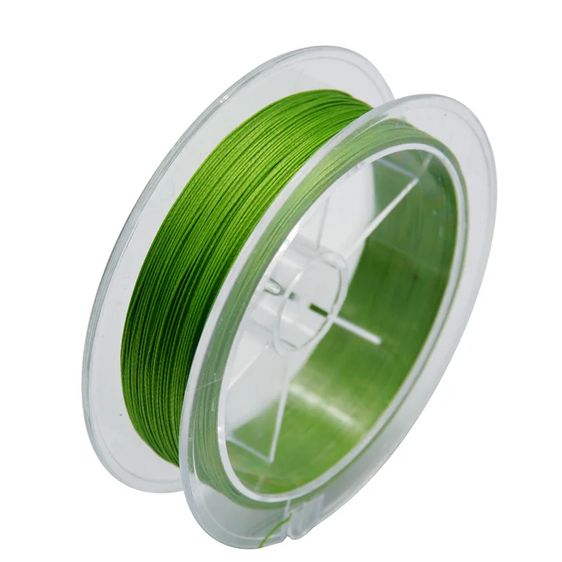 Hilo de pescar de 100m, 8 hilos de alambre trenzado, PE, tamaño de tracción fuerte 0,6-8,0, línea principal de competición colorida, Tippet - imagen 2