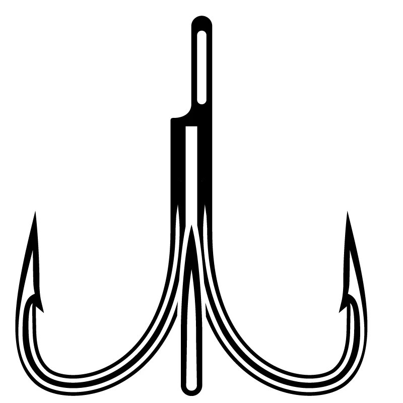 VMC-anzuelos de pesca en el mar, tres anclajes, dos anzuelos reforzados con púas, 7554 originales importados de Francia - imagen 4