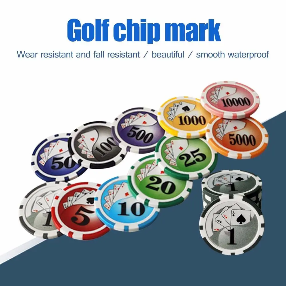 Equipo de Golf con Clip absorbente, accesorio de posición para pelota, póker, sombrero, marcador estándar, novedad - imagen 4
