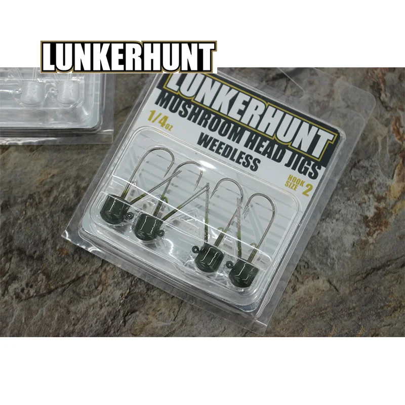 LUNKERHUNT anzuelo de cabeza de plomo NEIDER, grupo de pesca, auto-pie, ANTI-grado, sin refrigeración, carretera, subgancho afilado - imagen 3