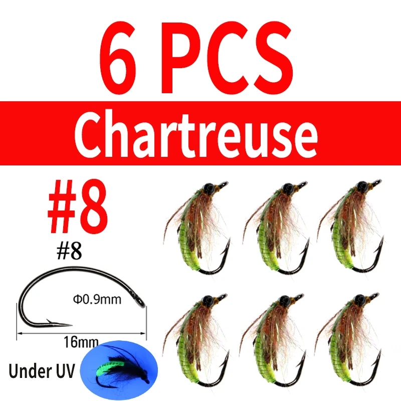 6pcs A UV chartr 8