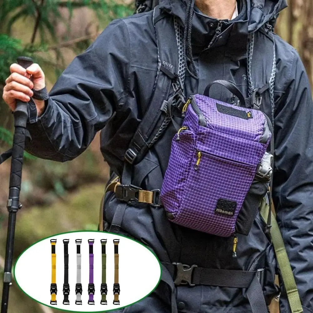 Correas para equipos al aire libre de 18,5 ~ 49,5 cm, correa de encuadernación de 6 colores, correas resistentes al desgaste, diámetro ajustable de 2,5 cm