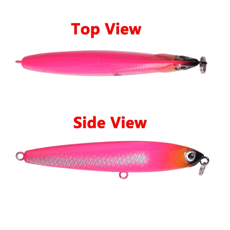 Señuelo de pesca tipo lápiz Wobblers que se hunde por vibración, 10g, 14g, 18g, cebo duro Artificial con anzuelos fuertes para aparejos de Lucio, carpa, 1 ud. - imagen 3