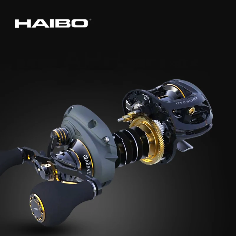 Haibo-carrete De Pesca Baitcasting 8B + RB 2020: 1-5,4: 1, carrete De Pesca De agua dulce, fundición larga para cabeza De serpiente, 7,1 - imagen 5