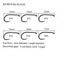 Dry fly hook 9214