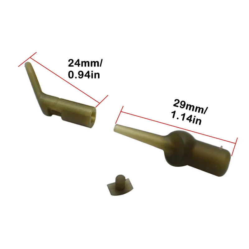 Kit de aparejo para pesca de carpa, 12 piezas, Clips de anillo para aparejo Heli Chod, cuentas de goma para pesca de carpa, accesorios para aparejos de helicópteros - imagen 2