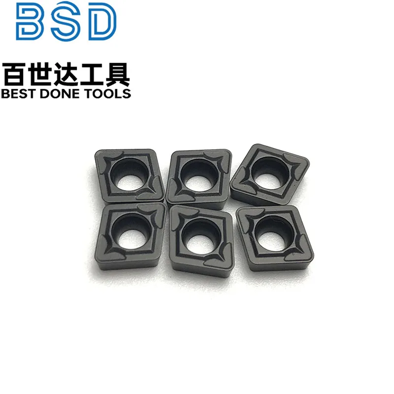 CCMT 060208   Cortador de inserción de carburo YBC252, torno CNC CCMT SL, herramienta de torneado para acero inoxidable - imagen 5