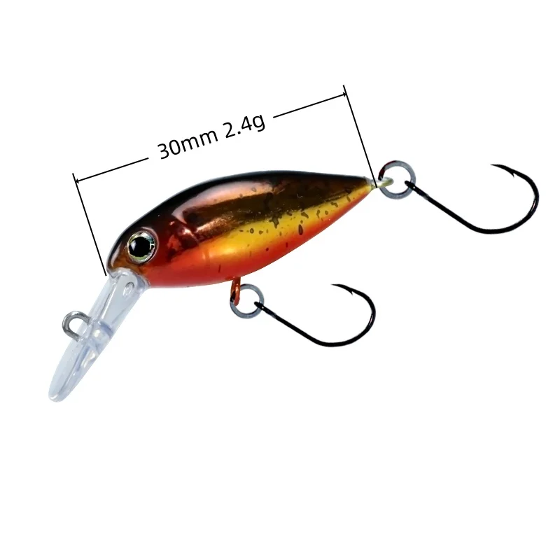 Swolfy Señuelo Crankbait Flotante Minnow para Trucha - imagen 5