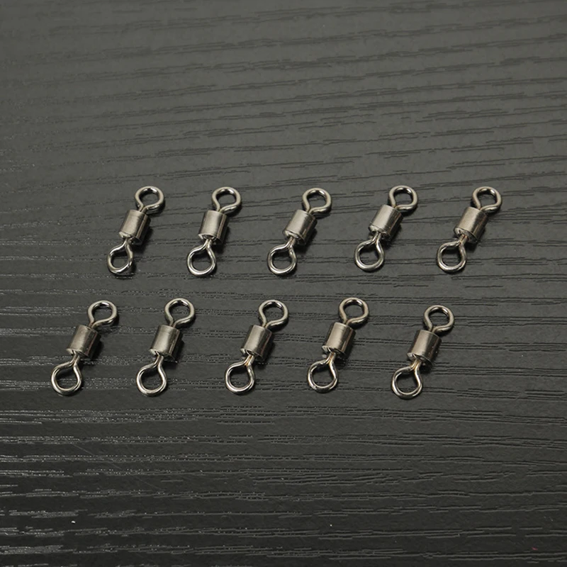 2000 Uds. Productos de Pesca, rodamiento giratorio, conector giratorio, enlace de señuelo, accesorios de aparejos de Pesca de acero al carbono, herramienta para Pesca - imagen 4
