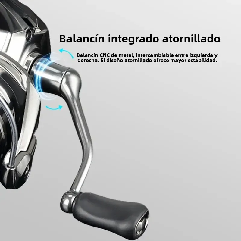Carrete de lance Huidiao CNC mango atornillado relación 5.2:1 - imagen 5
