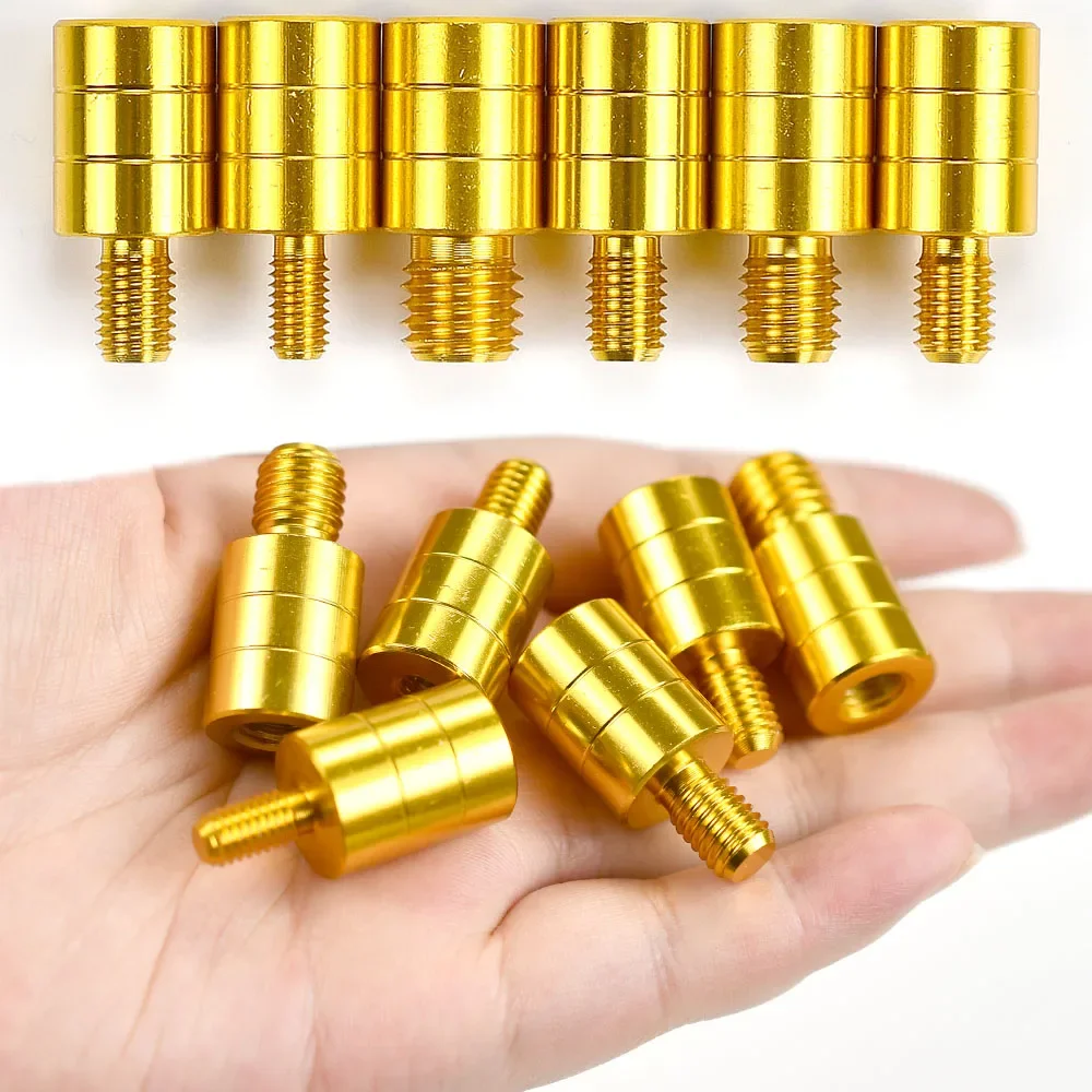 MNFT 2 uds conector de cabeza de red de aterrizaje de pesca adaptador convertidor tornillo de montaje M6/M8/M10/M12 Compatible con mango de poste de red de pesca - imagen 5