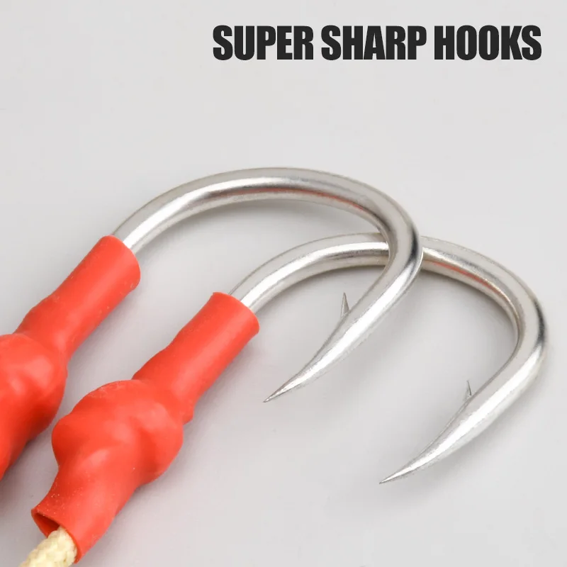 Anzuelos de slow jig con púas Obsession HK026 – Acero carbono - imagen 5