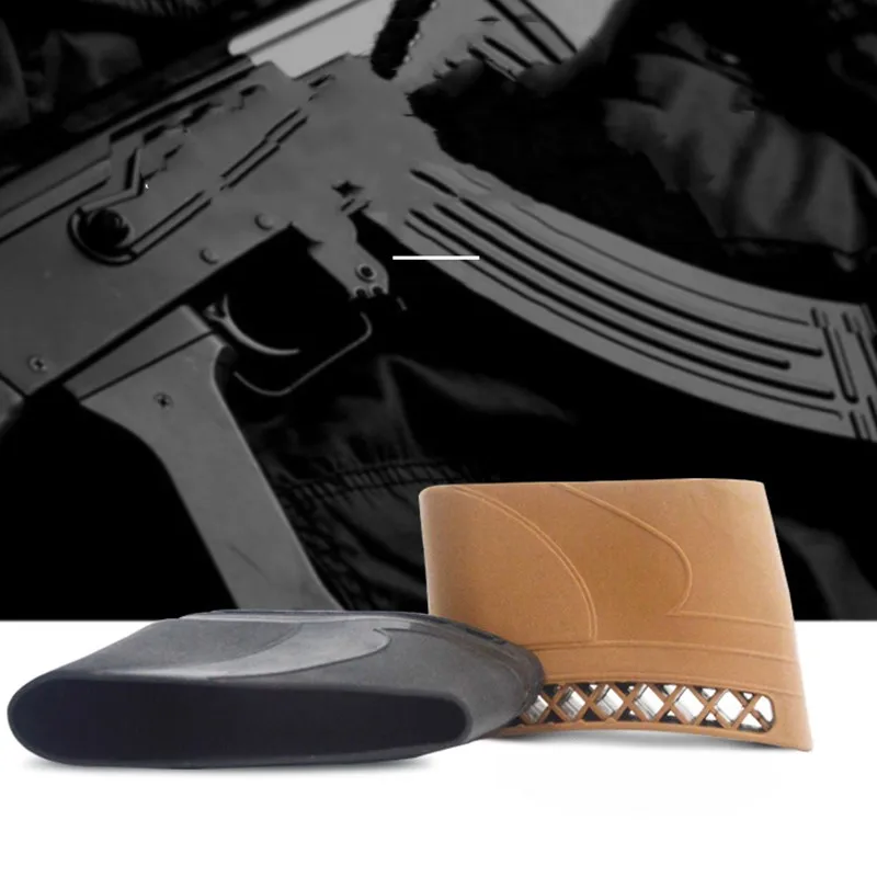 Funda de goma para Rifle de caza, almohadilla de retroceso, botón antideslizante, extensión de hombro, Protector de pistola, accesorios para glúteos - imagen 5