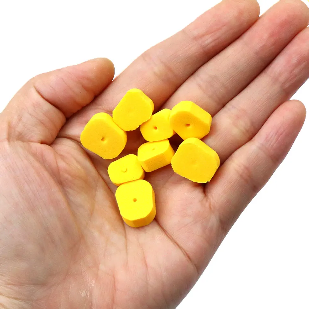 15 Uds. Cebo de pesca de carpa, accesorios de aparejo de pesca Boilie emergente, cebo falso de espuma EVA, método en forma de maíz, alimentador, aparejos de carpa, señuelo para peces - imagen 5