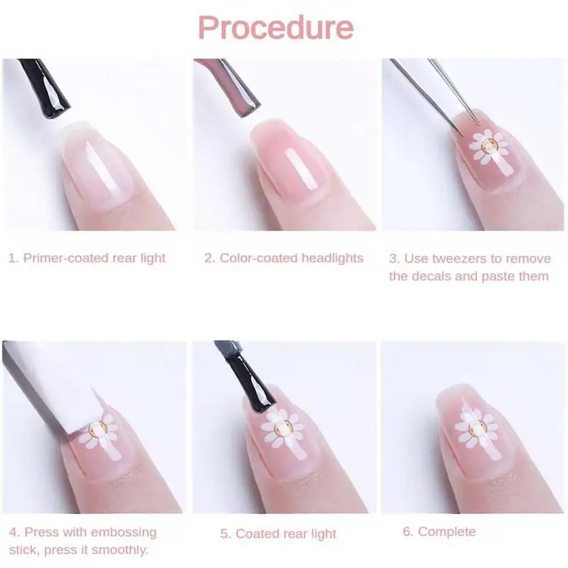 Pegatinas 3D de corazón rojo para uñas, 1/3/5 piezas, purpurina láser, estrella plateada, flor, mariposa, suministros para uñas - imagen 3