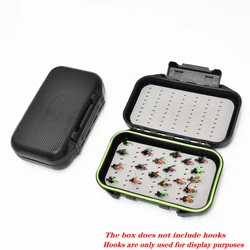 Caja de moscas para pesca – Almacena señuelos, anzuelos y accesorios