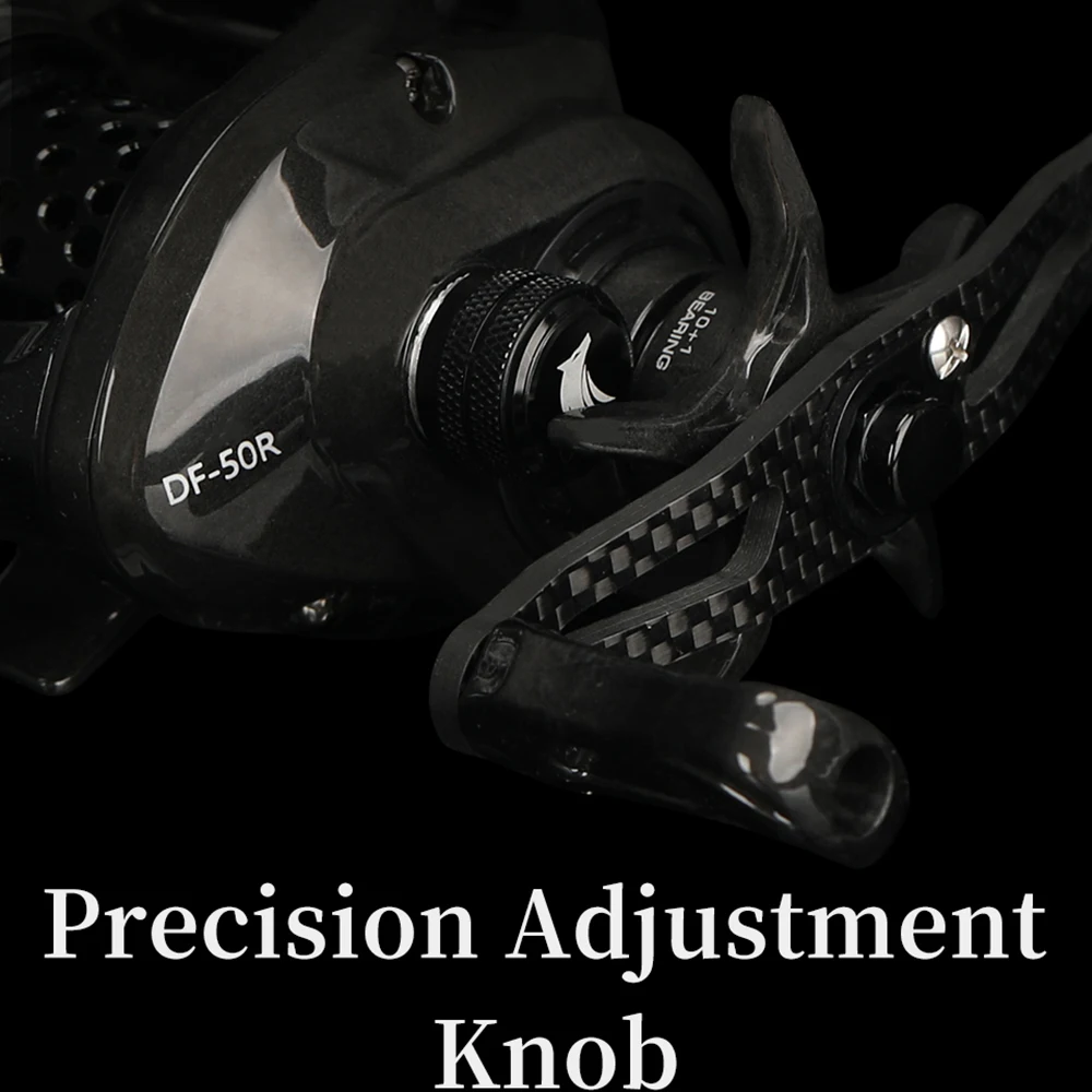 TSURINOYA DARKWOLF 50 BFS carrete de pesca de fundición fina ultraligero 151g carrete poco profundo trucha Baitcasting señuelo carrete - imagen 5