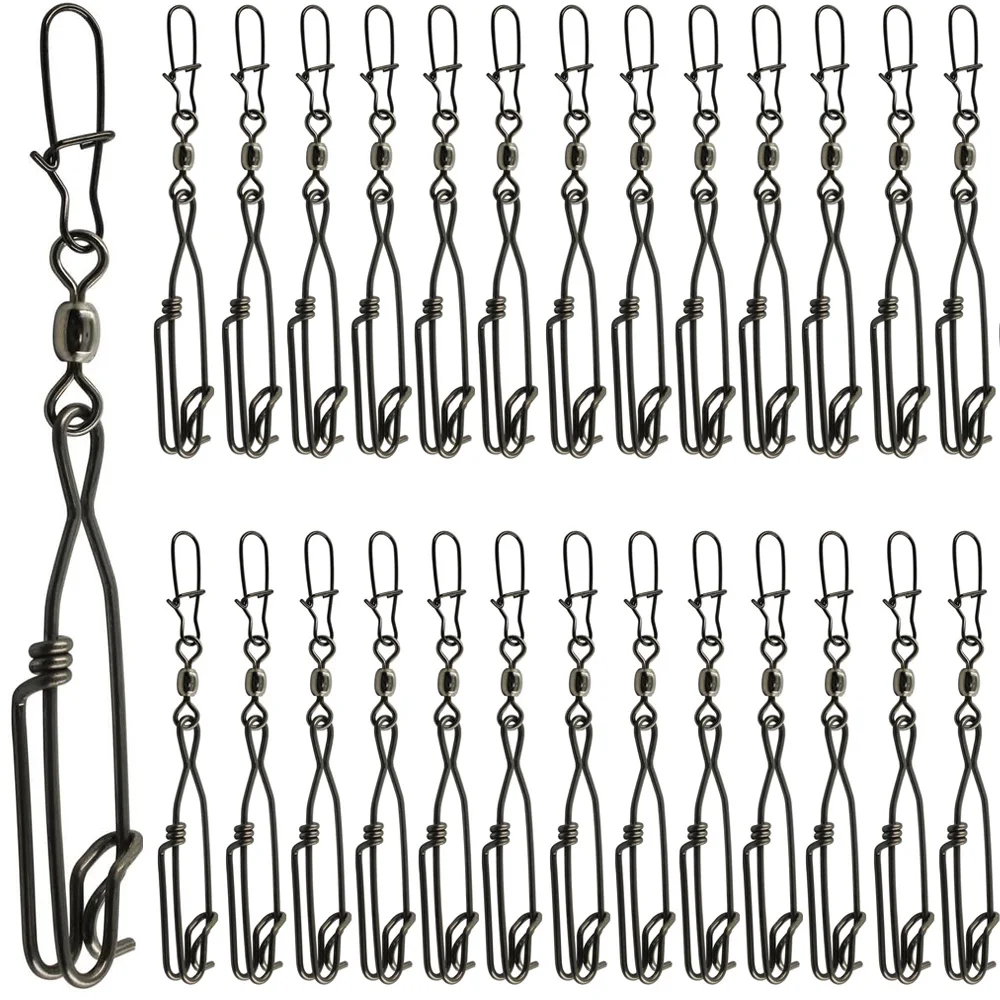 Duo Lock Snap Clip de palangre atún acero inoxidable giratorio - imagen 4