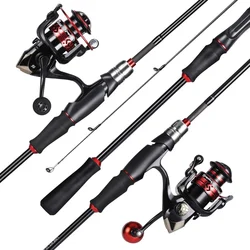 Sougayilang Kit Spinning 6 Tramos – Carrete 1.8:1 + Caña 2.1m