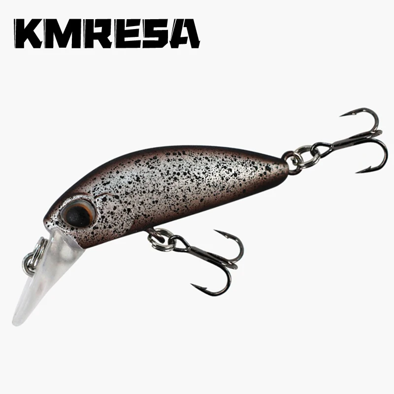 Minnow Crankbait flotante 2,6g 45mm cebo de pesca para lubina trucha luccio cebo Artificial de plástico señuelo Wobbler