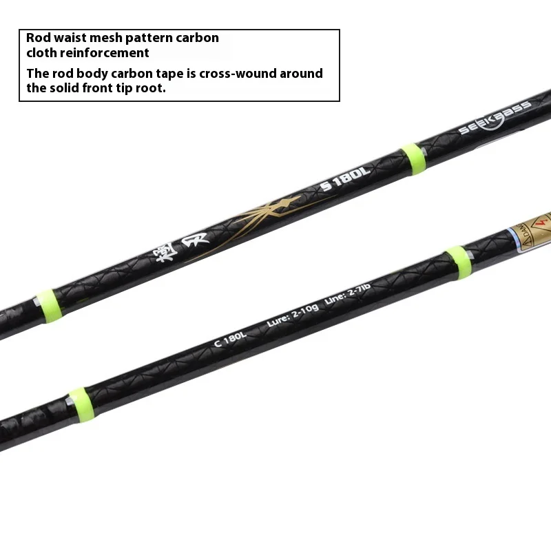 Poste giratorio SEEKBASS LURE de un solo polo para carpa y lubina - imagen 5