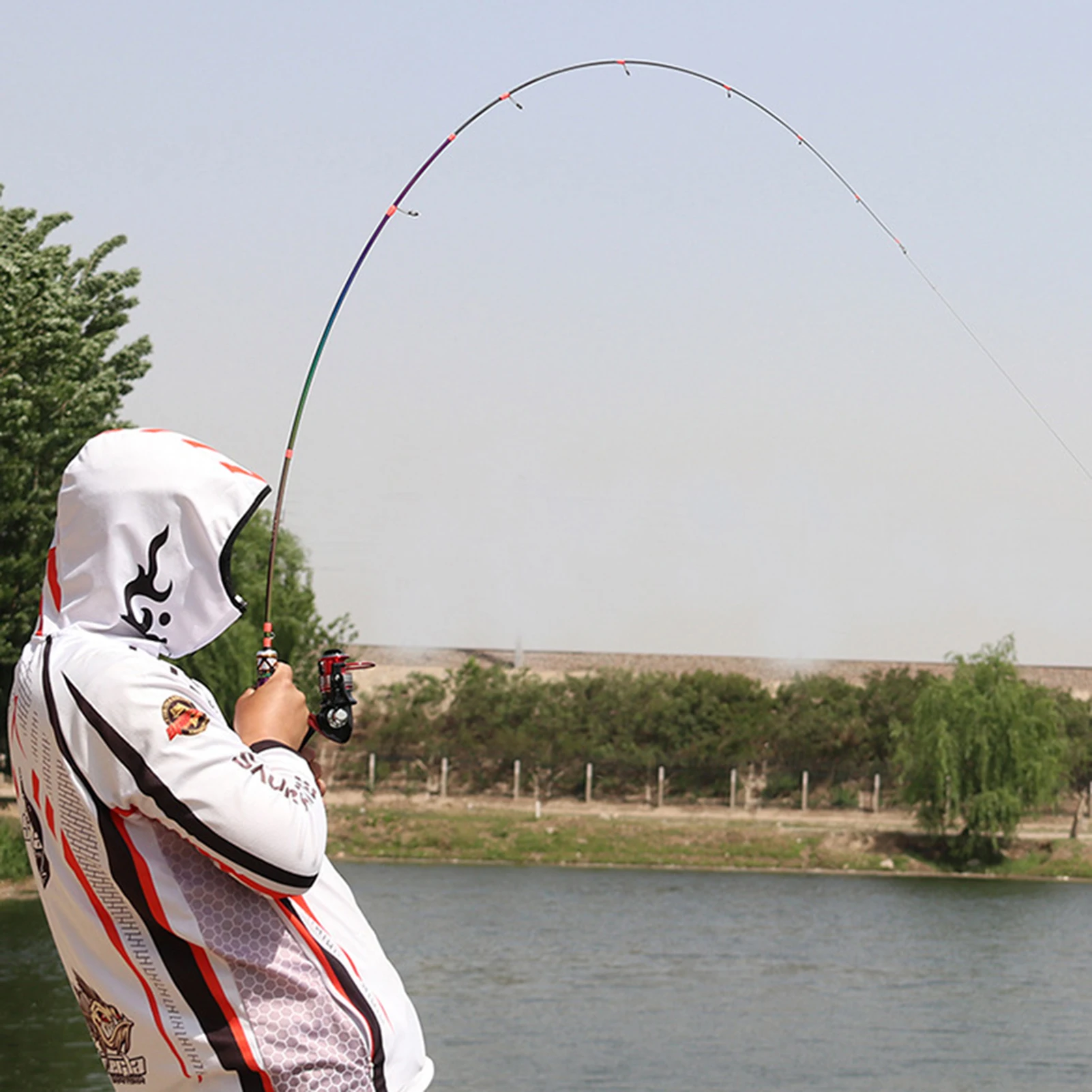 Caña de pescar portátil telescópica de 1,6 m, caña de pescar ultracorta de fibra de carbono para agua dulce, agua salada, accesorios de pesca al aire libre - imagen 3