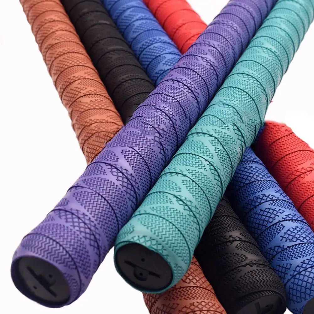 Agarre de bádminton con flor de Panda, mango antideslizante, banda para el sudor para bádminton, cinta de agarre para raqueta absorbente para el sudor de dibujos animados, caña de pescar - imagen 3