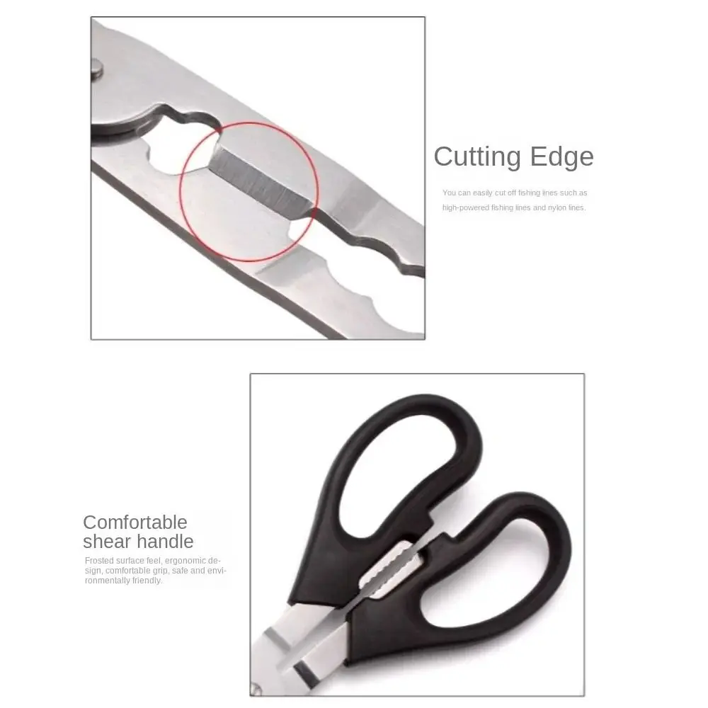 Alicates de pesca largos de acero inoxidable, agarre cómodo para atrapar peces, abrazadera para agarrar cangrejos, manos no húmedas - imagen 3